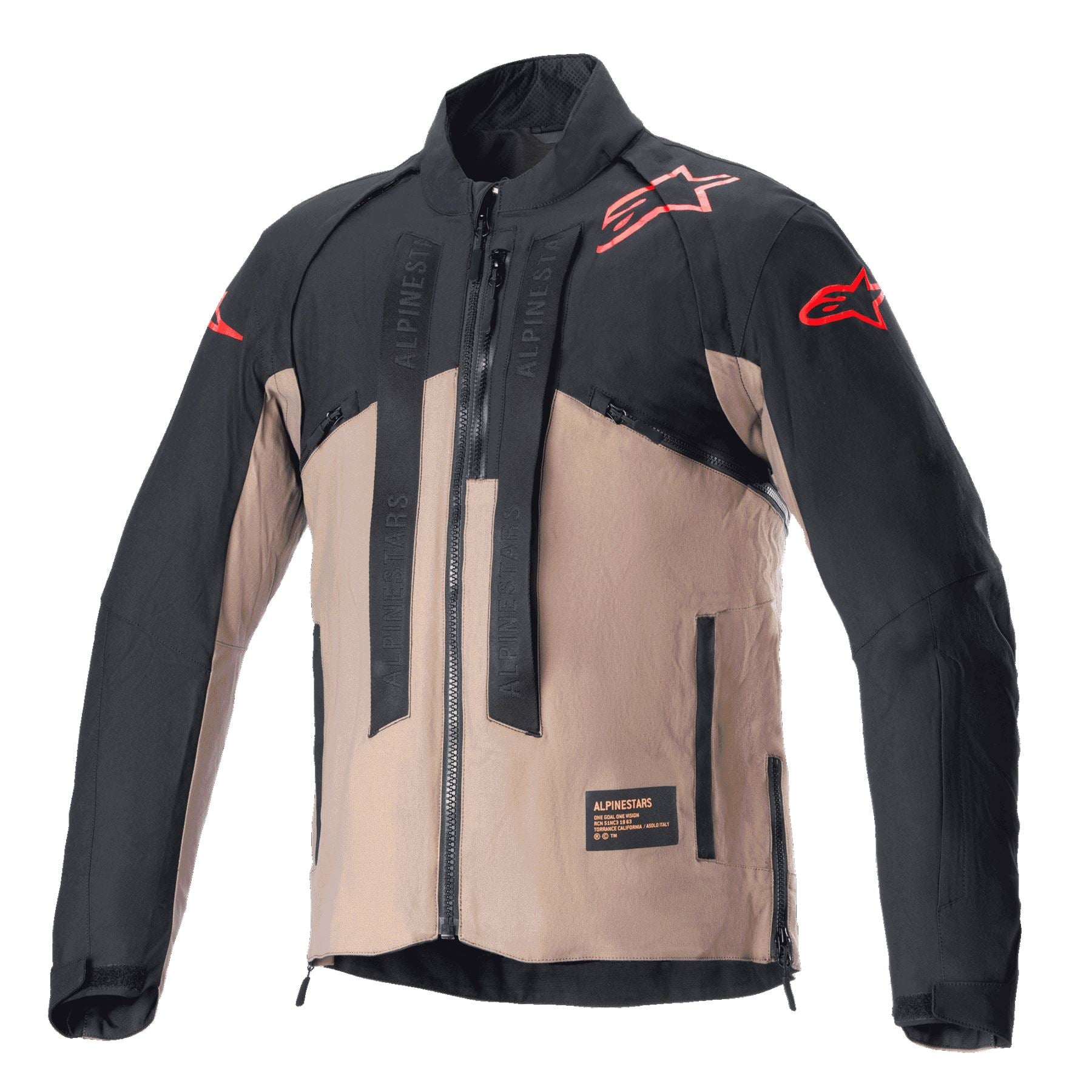 Alpinestars 2026 Techdura Jacket Black Falcon Brown